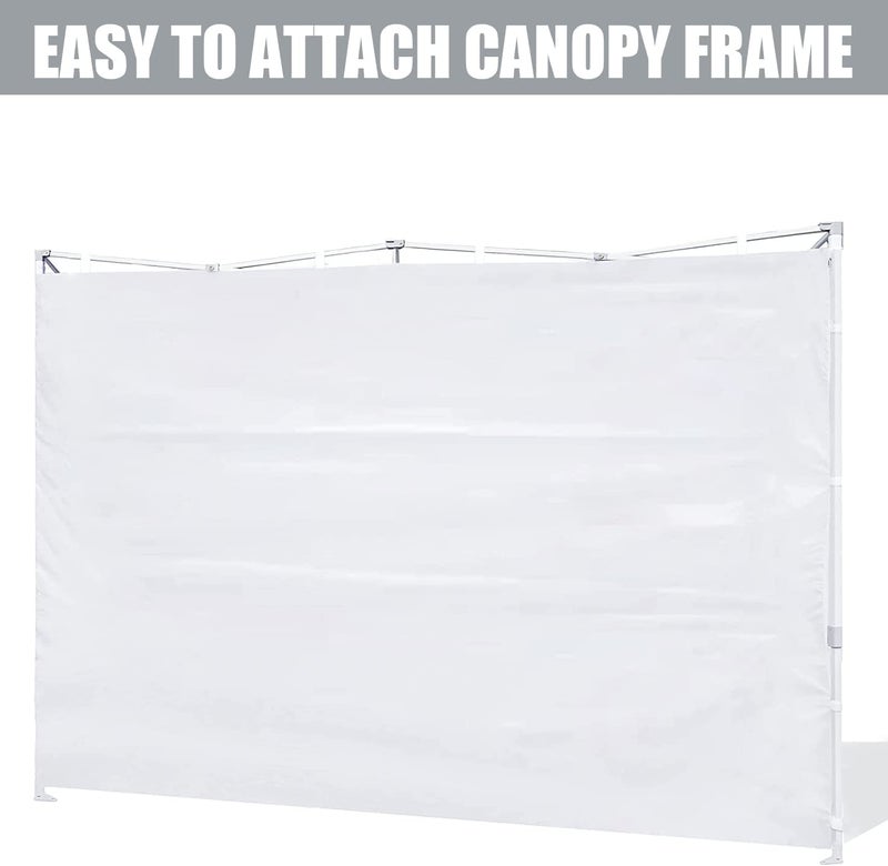 SCOCANOPY SideWall for 10x10 Canopy Frame, 3 Pack SunWall Only, Orange - Image 3